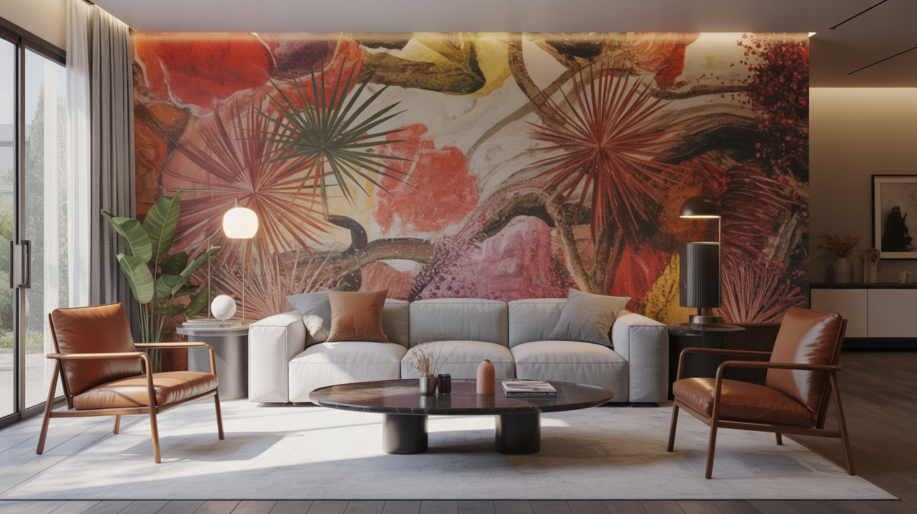 Innovative Wanddekoration fürs Wohnzimmer schafft Stil und Charme